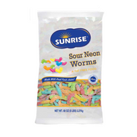 Gummy Worms - Sour Neon
